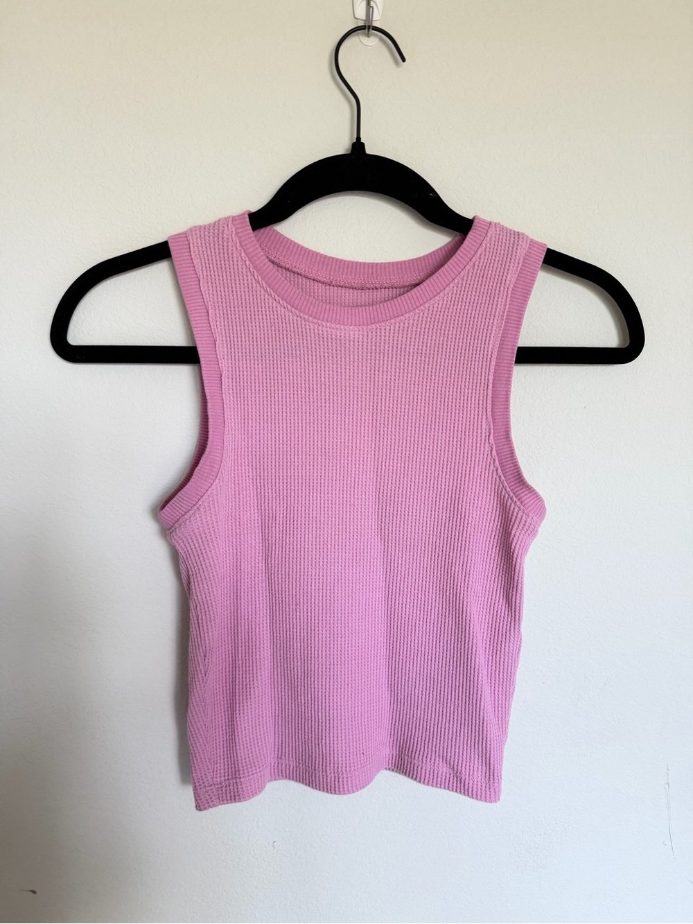 Hollister Pink Ribbed Tank Top